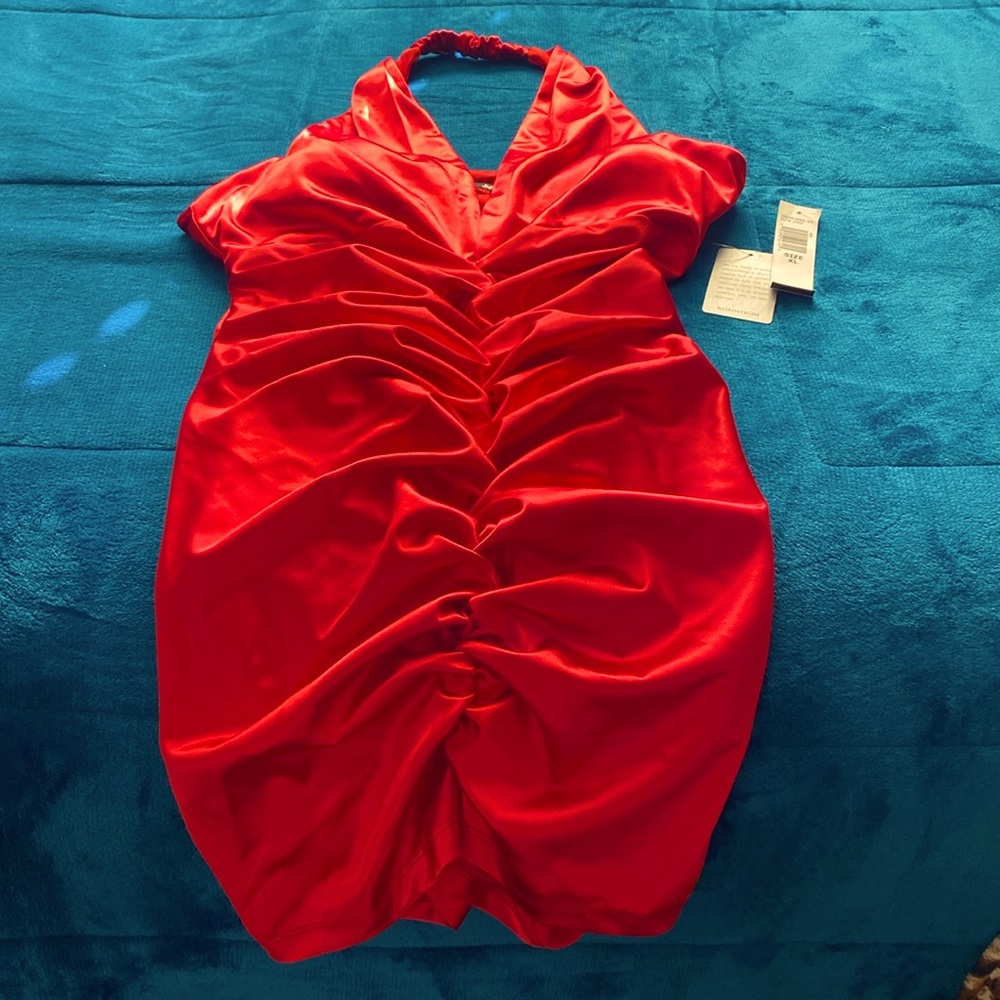 Red Halter Dress